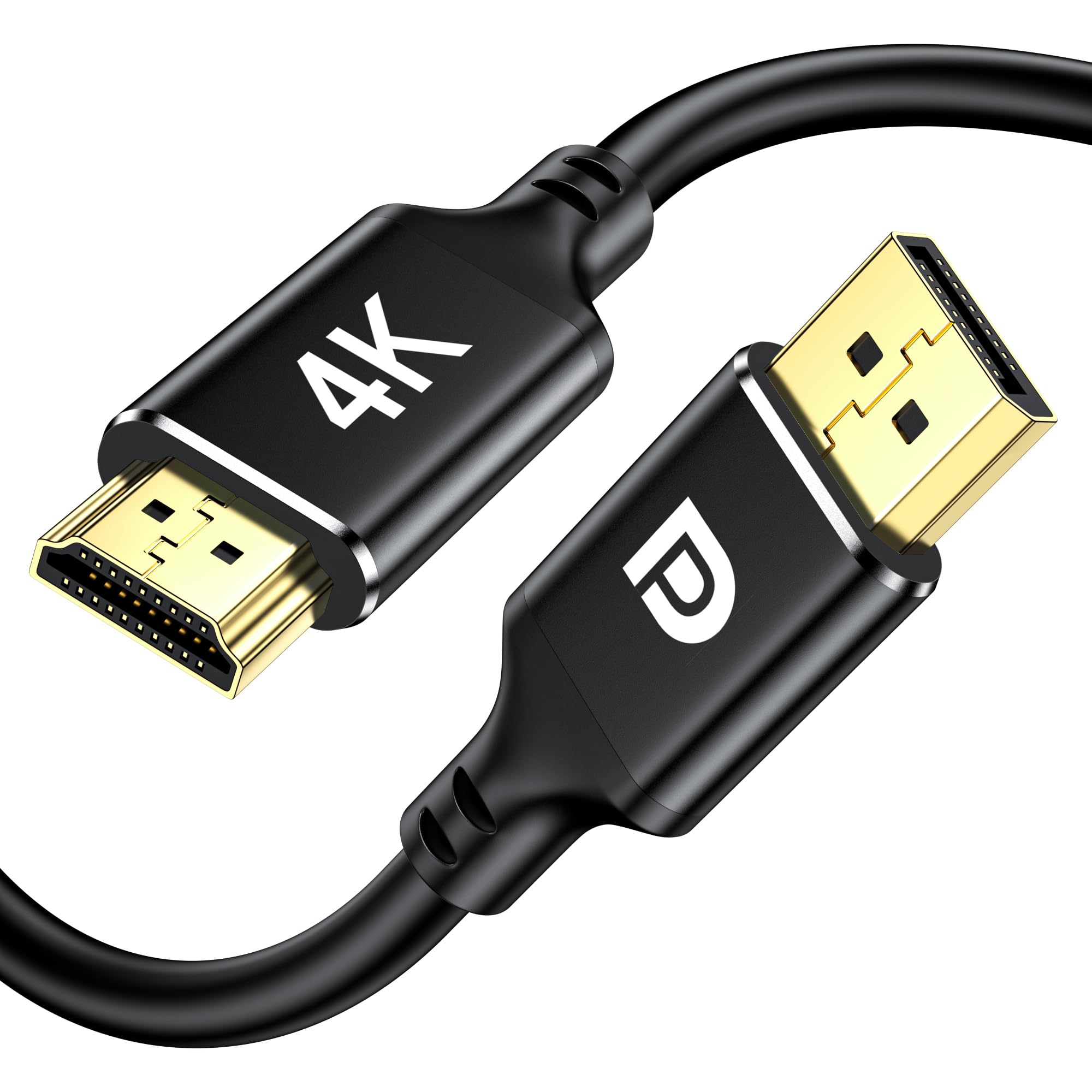 Amazon | 4KディスプレイポートからHDMIケーブル2m、単方向、4k@30Hz